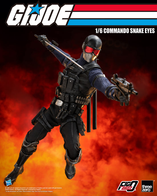 G.I. Joe threezero FigZero 1/6 Commando Snake Eyes