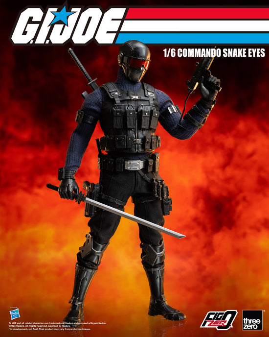 G.I. Joe threezero FigZero 1/6 Commando Snake Eyes