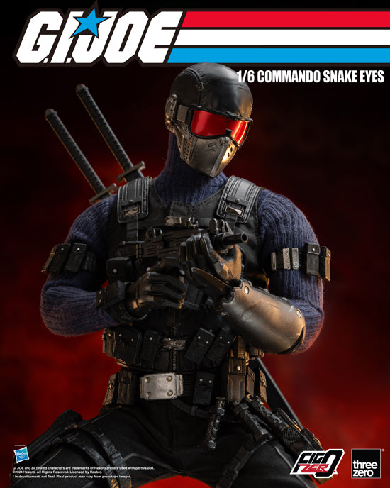 G.I. Joe threezero FigZero 1/6 Commando Snake Eyes