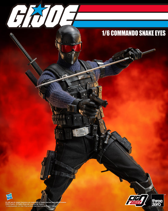 G.I. Joe threezero FigZero 1/6 Commando Snake Eyes