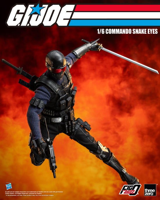 G.I. Joe threezero FigZero 1/6 Commando Snake Eyes