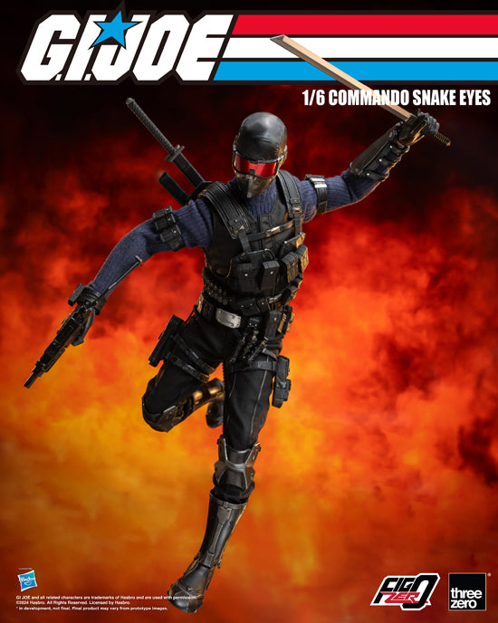 G.I. Joe threezero FigZero 1/6 Commando Snake Eyes