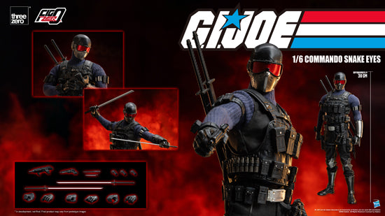 G.I. Joe threezero FigZero 1/6 Commando Snake Eyes