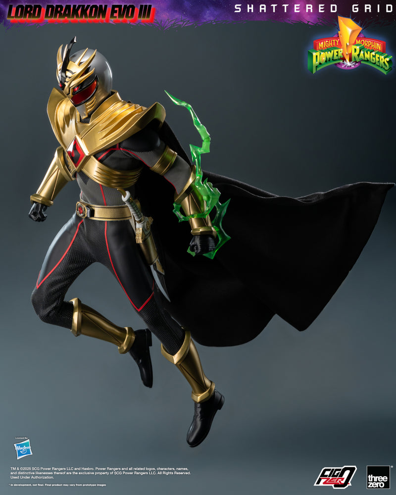 Mighty Morphin Power Rangers: Shattered Grid threezero FigZero 1/6 Lord Drakkon Evo III