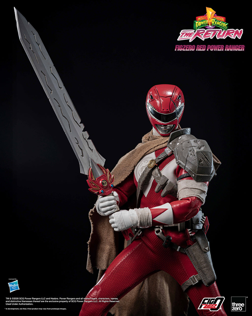 Mighty Morphin Power Rangers: The Return THREEZERO - FigZero 1/6 Red P