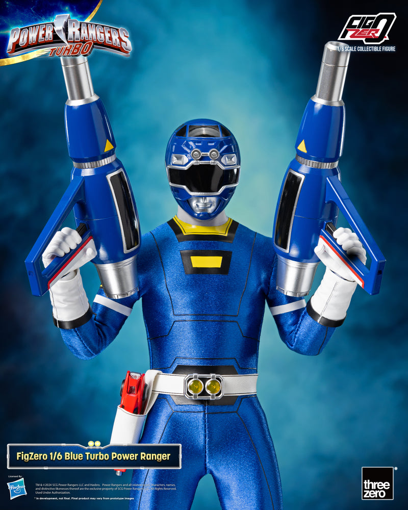 Power Rangers Turbo threezero FigZero 1/6 Blue Turbo Power Rangers