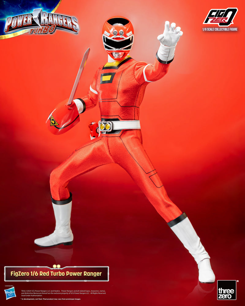 Power Rangers Turbo threezero FigZero 1/6 Red Turbo Power Rangers