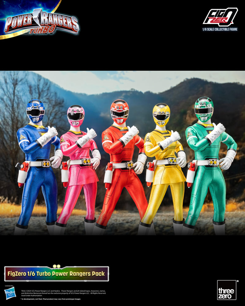 Power Rangers Turbo threezero FigZero 1/6 Turbo Power Rangers Pack