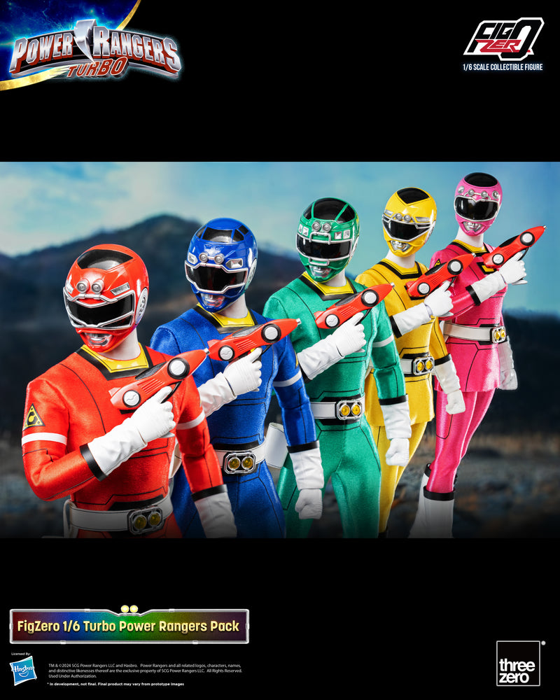 Power Rangers Turbo threezero FigZero 1/6 Turbo Power Rangers Pack