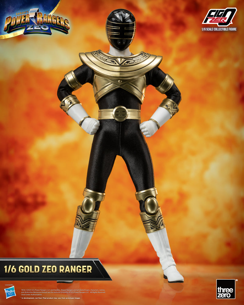 Power Rangers Zeo threezero FigZero 1/6 Gold Zeo Power Ranger