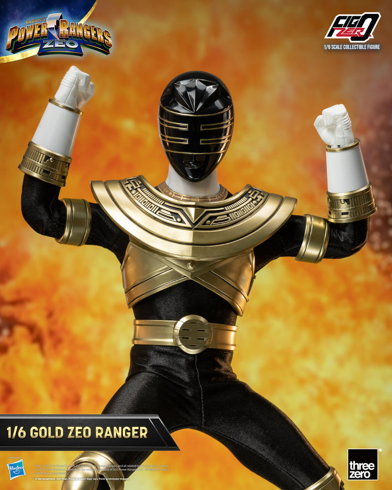 Power Rangers Zeo threezero FigZero 1/6 Gold Zeo Power Ranger