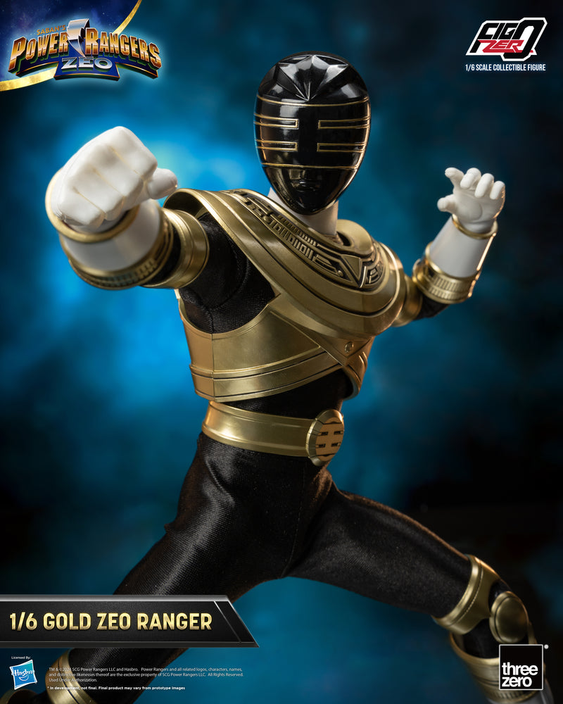 Power Rangers Zeo threezero FigZero 1/6 Gold Zeo Power Ranger