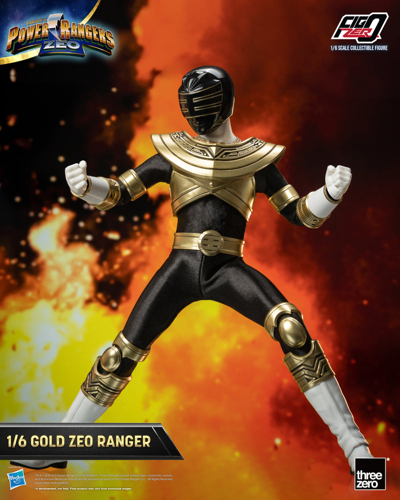 Power Rangers Zeo threezero FigZero 1/6 Gold Zeo Power Ranger