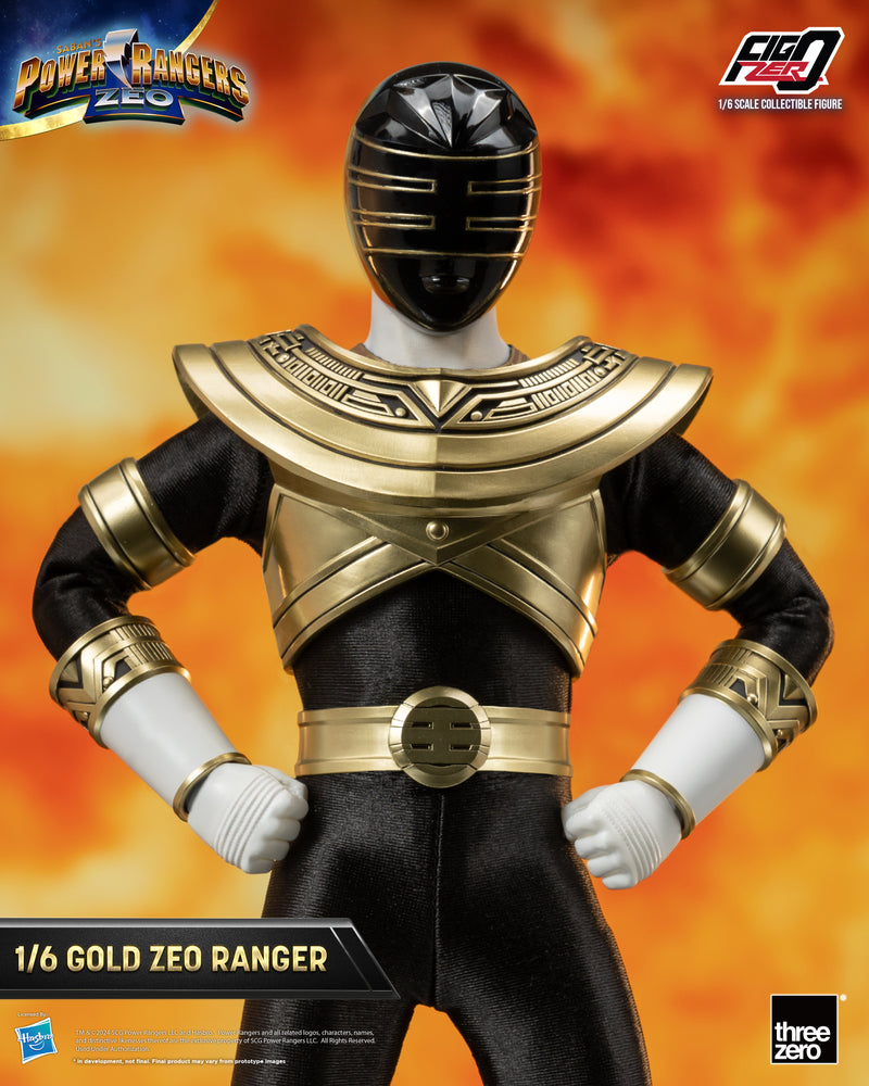 Power Rangers Zeo threezero FigZero 1/6 Gold Zeo Power Ranger