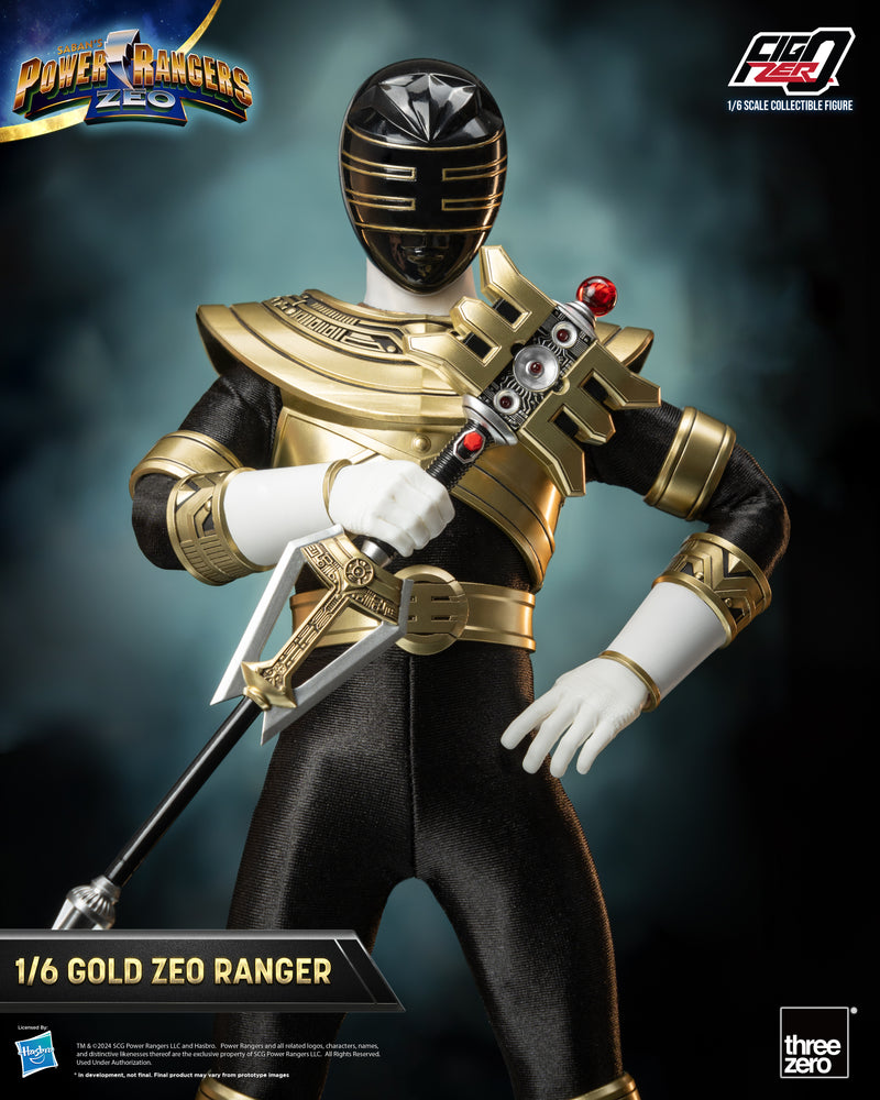 Power Rangers Zeo threezero FigZero 1/6 Gold Zeo Power Ranger