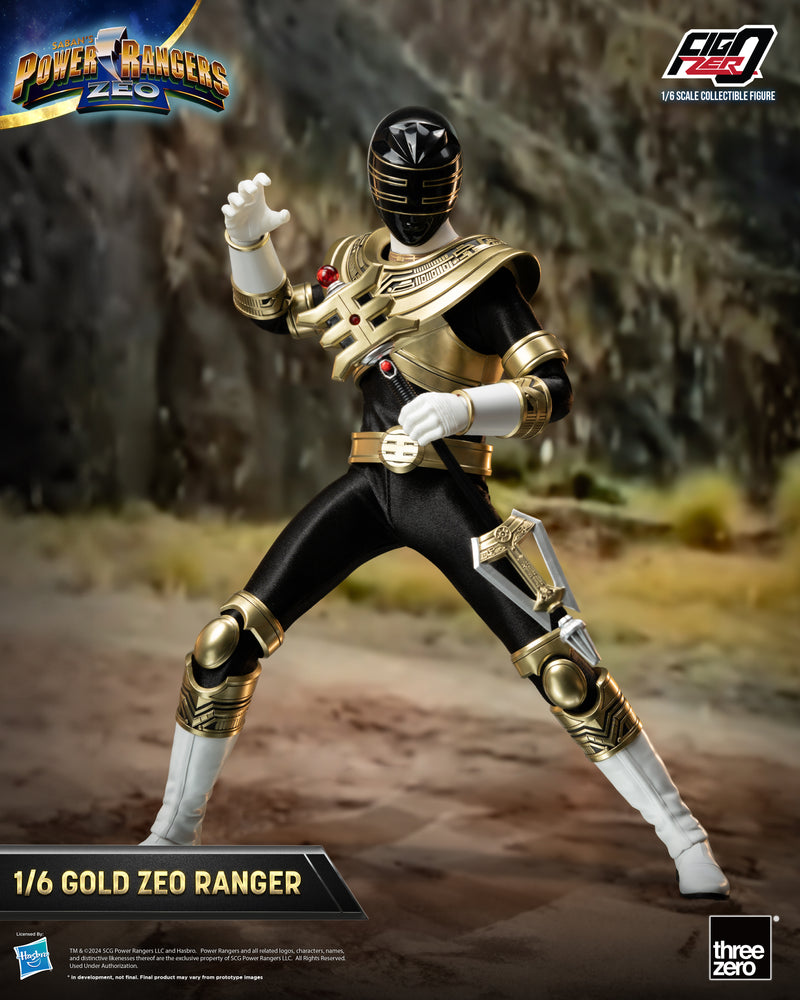 Power Rangers Zeo threezero FigZero 1/6 Gold Zeo Power Ranger