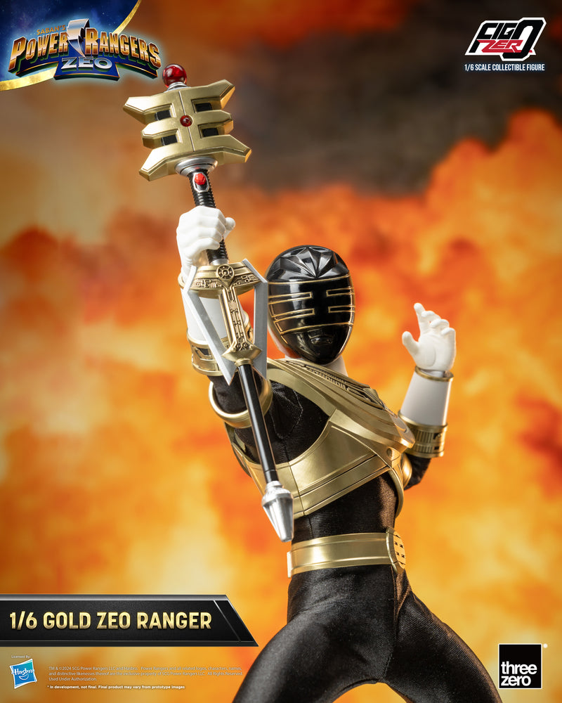 Power Rangers Zeo threezero FigZero 1/6 Gold Zeo Power Ranger