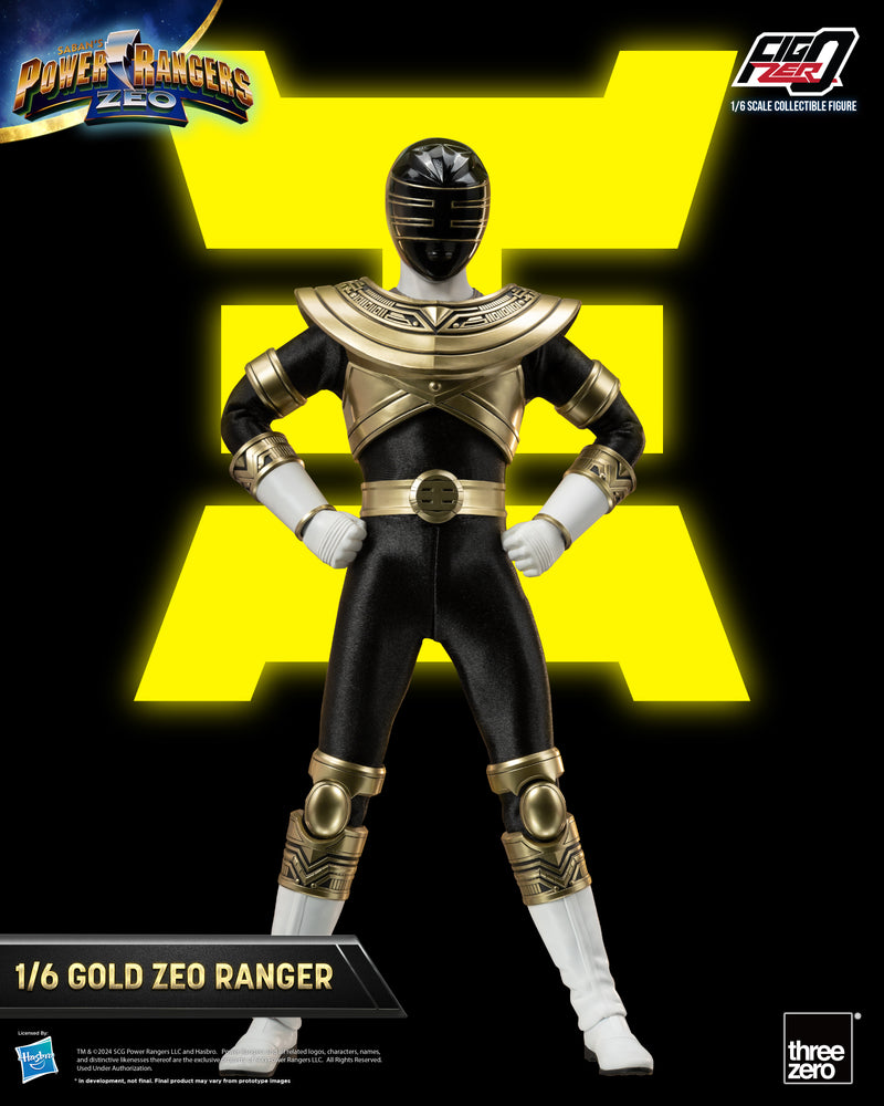 Power Rangers Zeo threezero FigZero 1/6 Gold Zeo Power Ranger