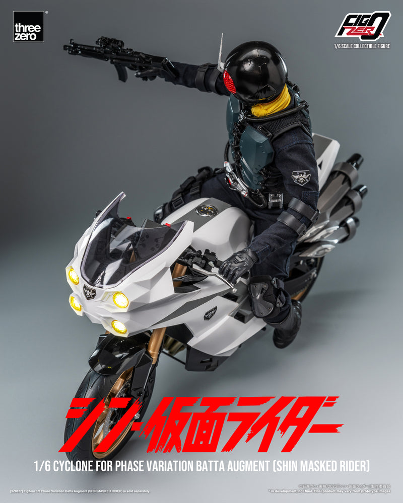 SHIN MASKED RIDER threezero FigZero 1/6 Cyclone for Phase Variation Batta Augment (SHIN MASKED RIDER)