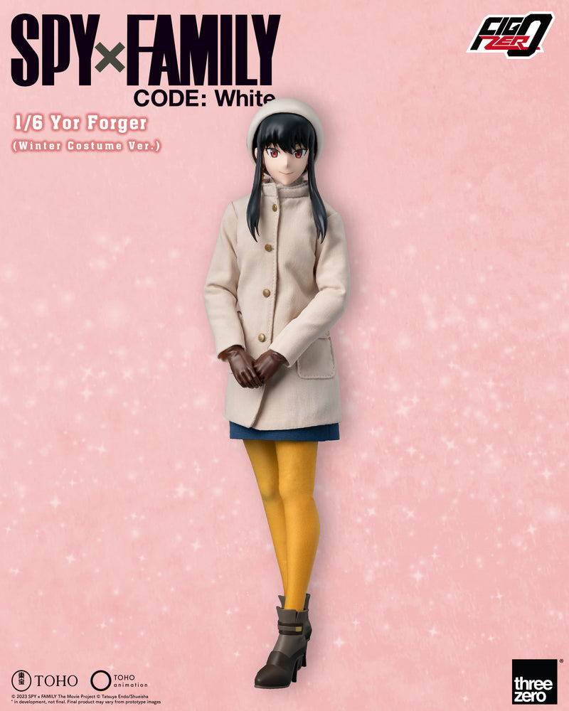 SPY×FAMILY CODE: White threezero Corporation FigZero 1/6 Yor Forger (Winter Costume Ver.)