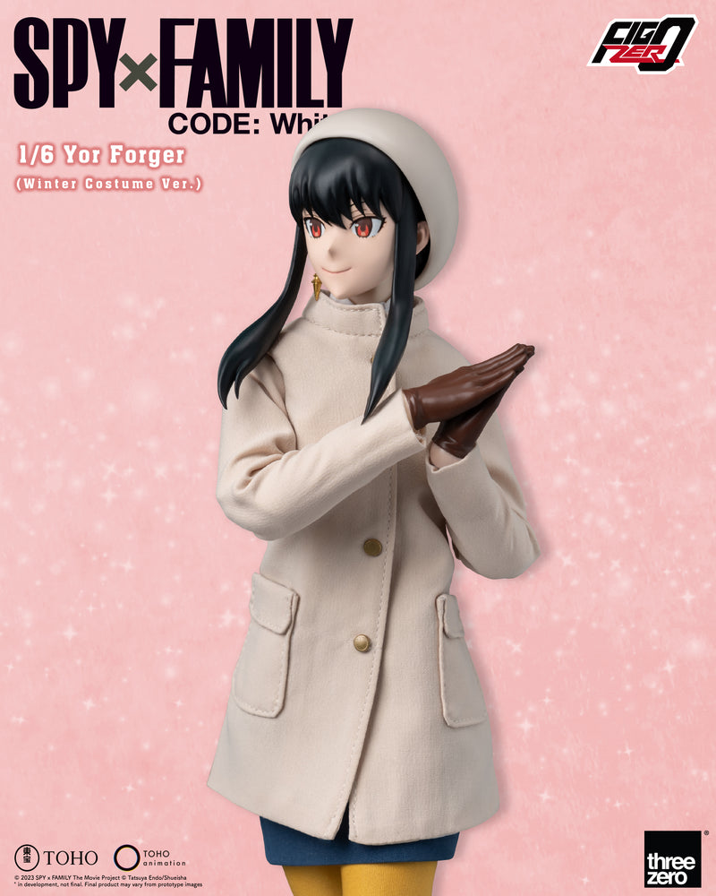 SPY×FAMILY CODE: White threezero Corporation FigZero 1/6 Yor Forger (Winter Costume Ver.)