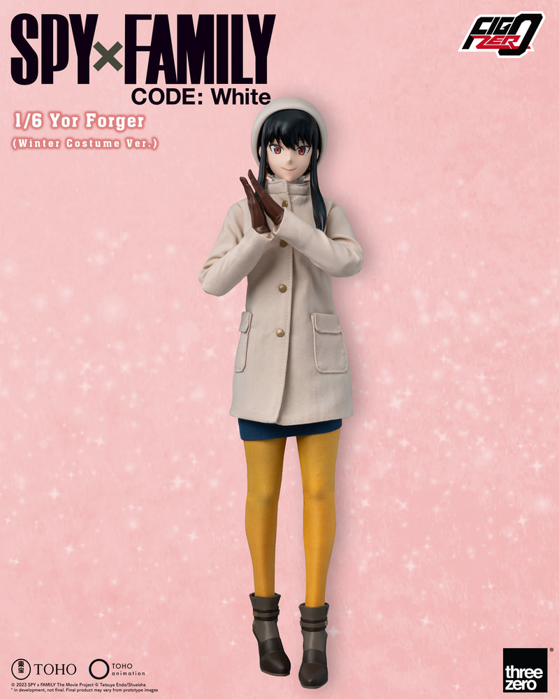 SPY×FAMILY CODE: White threezero Corporation FigZero 1/6 Yor Forger (Winter Costume Ver.)