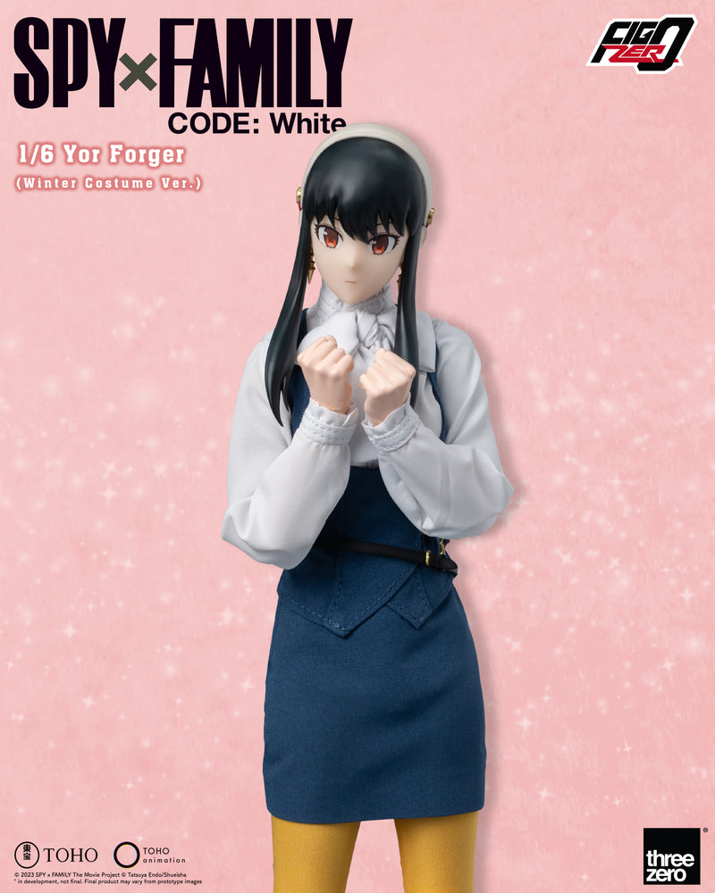 SPY×FAMILY CODE: White threezero Corporation FigZero 1/6 Yor Forger (Winter Costume Ver.)