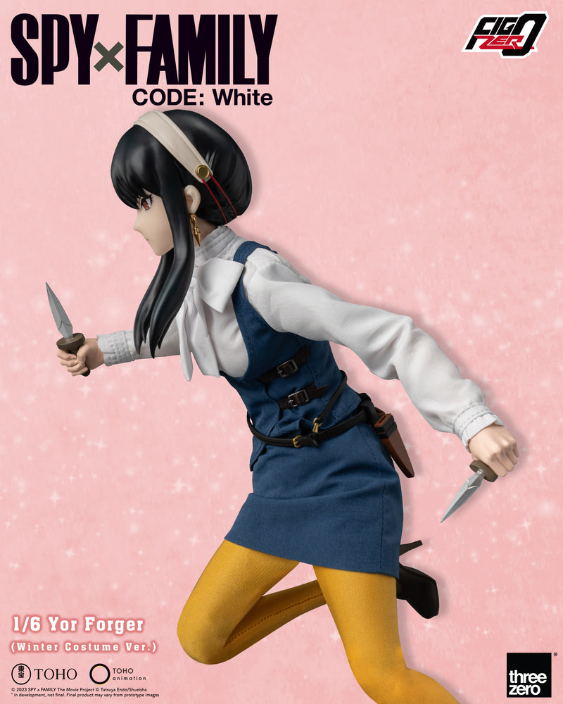 SPY×FAMILY CODE: White threezero Corporation FigZero 1/6 Yor Forger (Winter Costume Ver.)