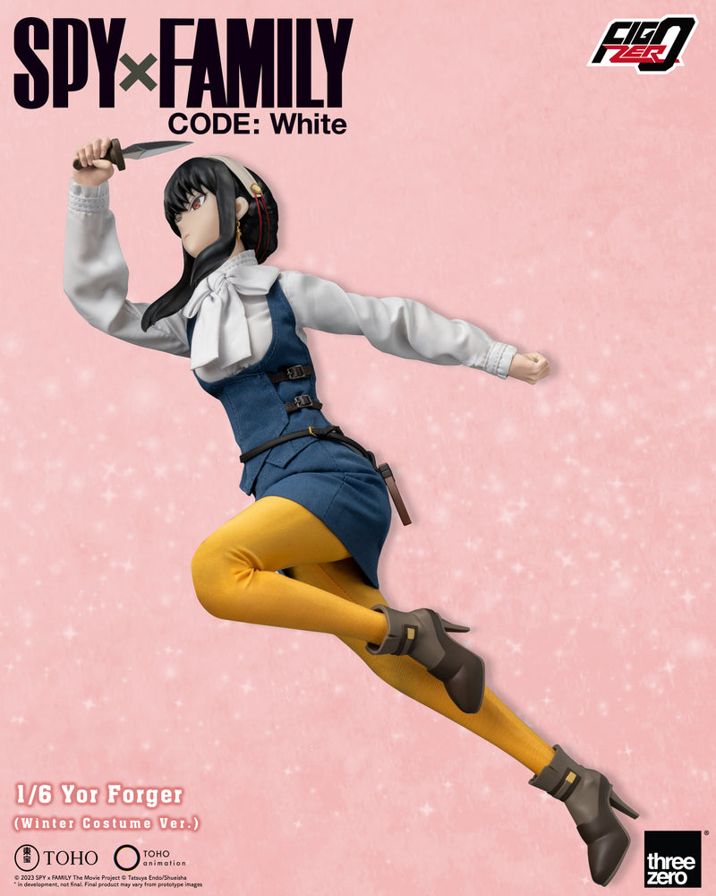 SPY×FAMILY CODE: White threezero Corporation FigZero 1/6 Yor Forger (Winter Costume Ver.)