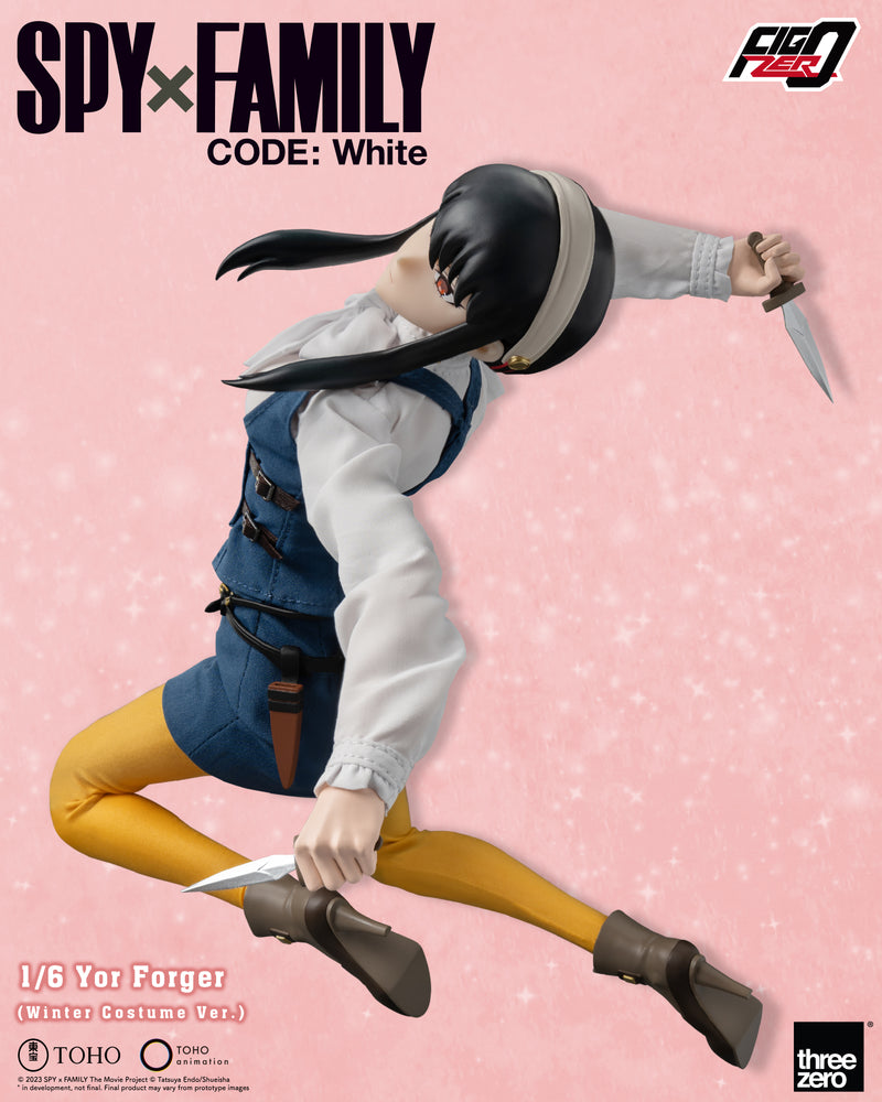 SPY×FAMILY CODE: White threezero Corporation FigZero 1/6 Yor Forger (Winter Costume Ver.)
