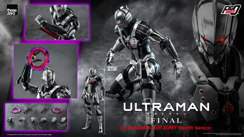 ULTRAMAN FINAL Season THREEZERO FigZero 1/6 ULTRAMAN SUIT ZOFFY Stealth Version