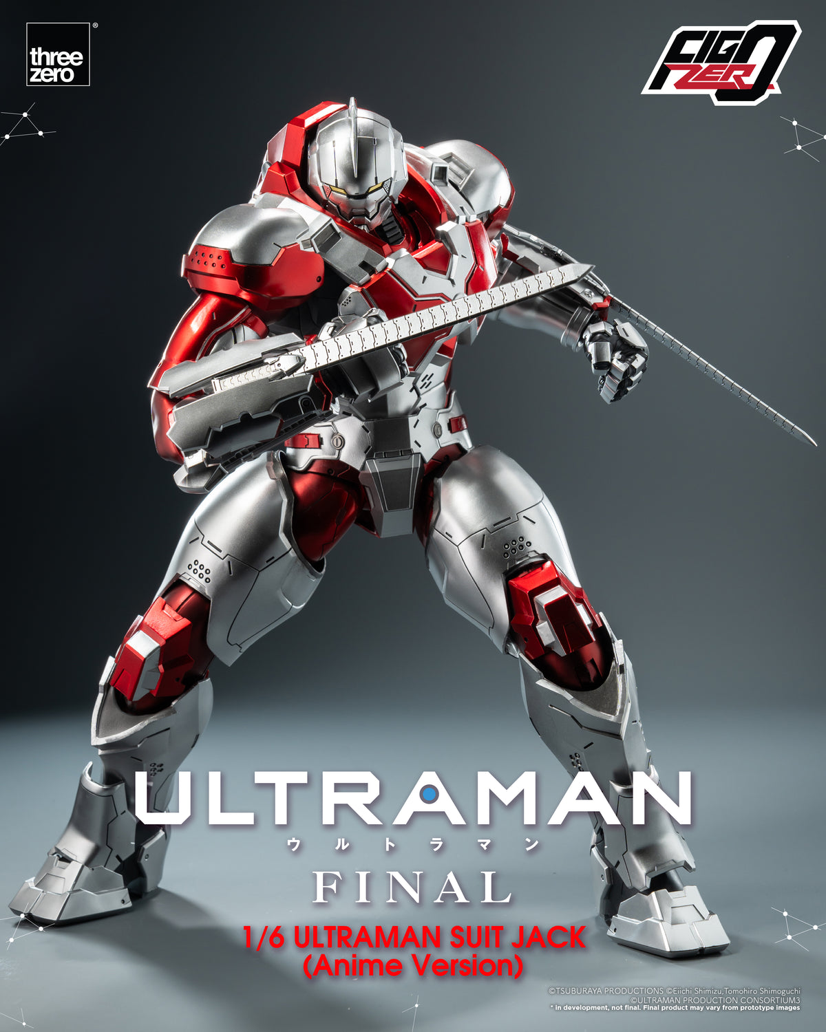 ULTRAMAN THREEZERO FigZero 1/6 ULTRAMAN SUIT JACK (Anime Version)
