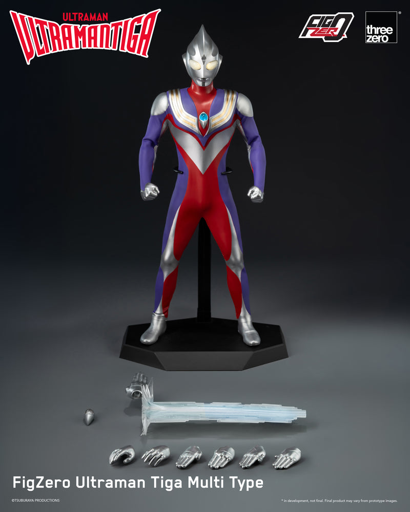Ultraman Tiga threezero  FigZero Ultraman Tiga Multi Type
