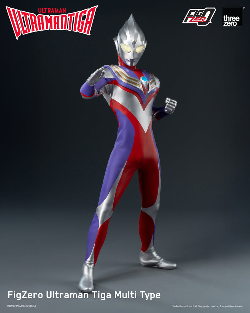 Ultraman Tiga threezero  FigZero Ultraman Tiga Multi Type