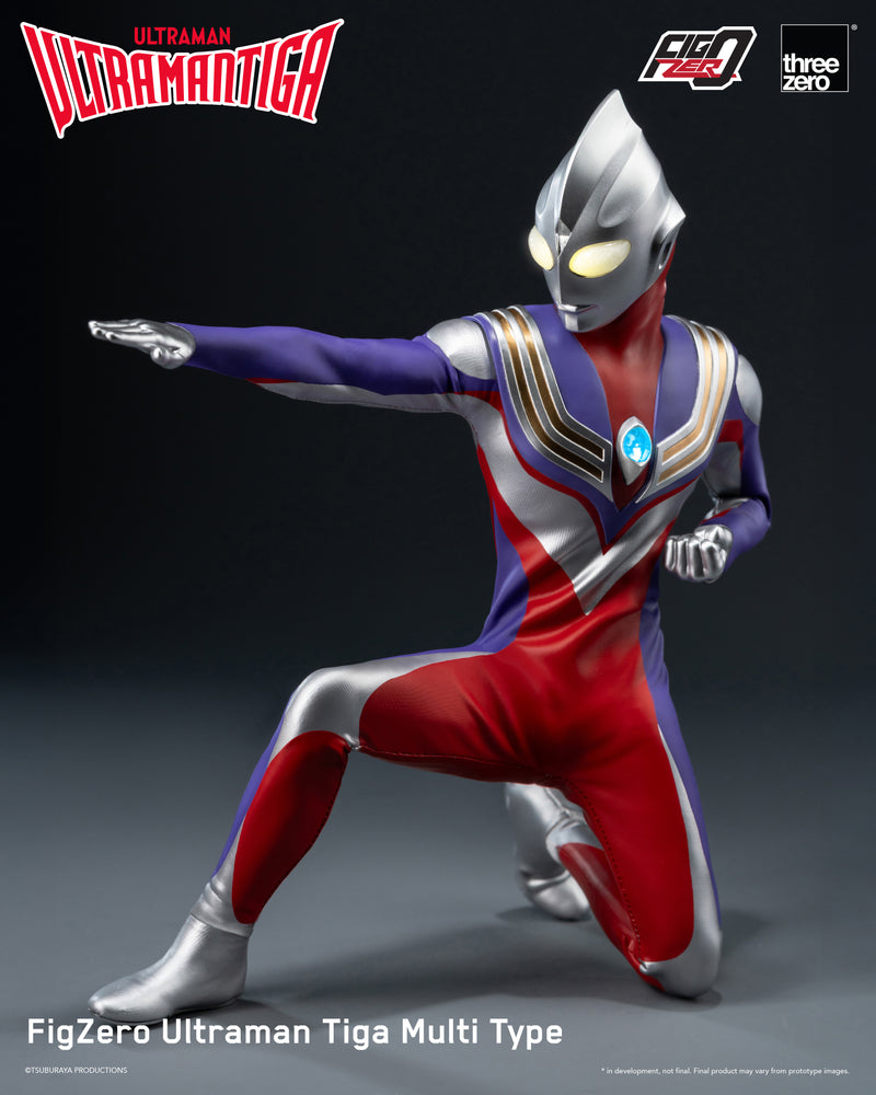Ultraman Tiga threezero  FigZero Ultraman Tiga Multi Type