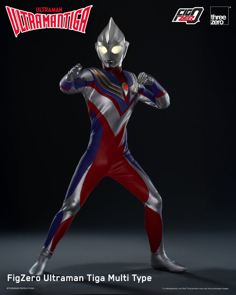 Ultraman Tiga threezero  FigZero Ultraman Tiga Multi Type