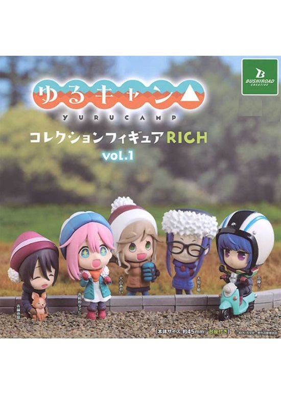 Yurucamp Bushiroad Creative Collection Figure Rich Vol.1(1 Random)