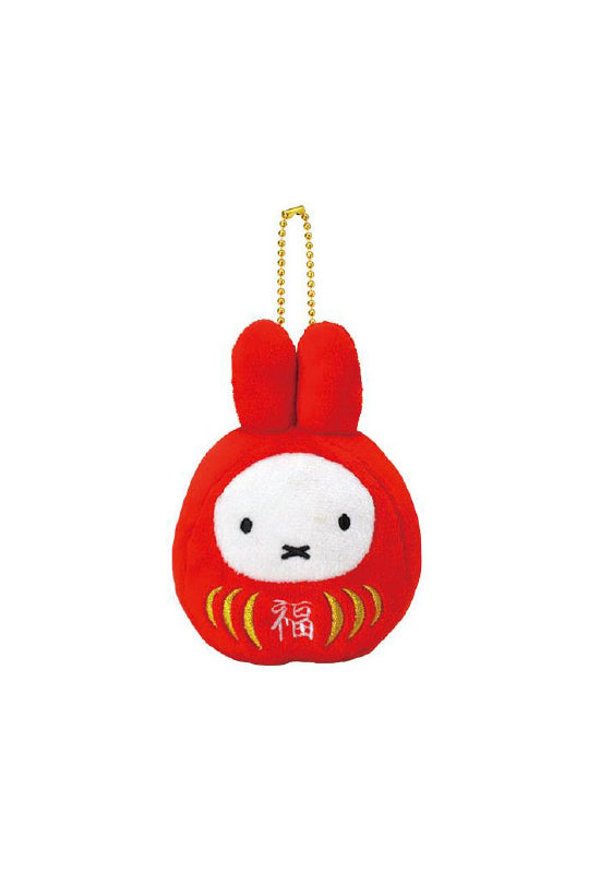 Miffy Sekiguchi Fuku Daruma Mascot Key Chain
