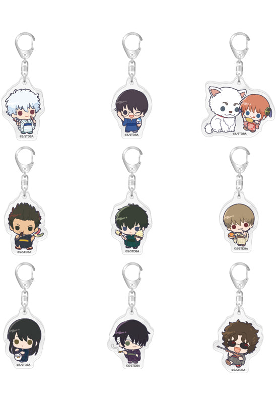 Gintama Caravan Trading Mini Character Acrylic Key Chain(1 Random)