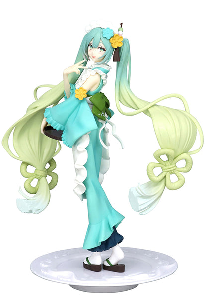 Hatsune Miku FuRyu Exceed Creative Figure Matcha Green Tea Parfait Min