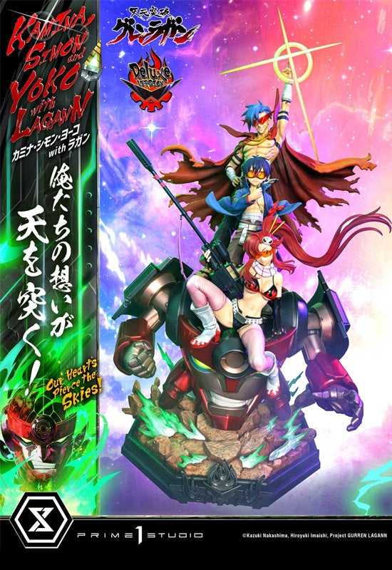 Tengen Toppa Gurren Lagann Prime 1 Ultimate Premium Masterline Studio Kamina, Simon & Yoko with Lagann Our Hearts Pierce the Skies! DX Edition