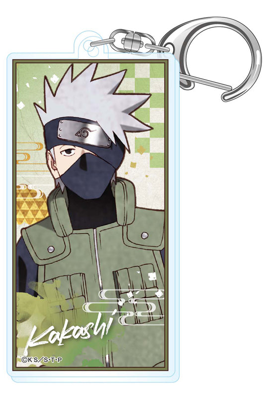 NARUTO -Shippuden- Twinkle Vintage Series Acrylic Banner Key Chain Hatake Kakashi