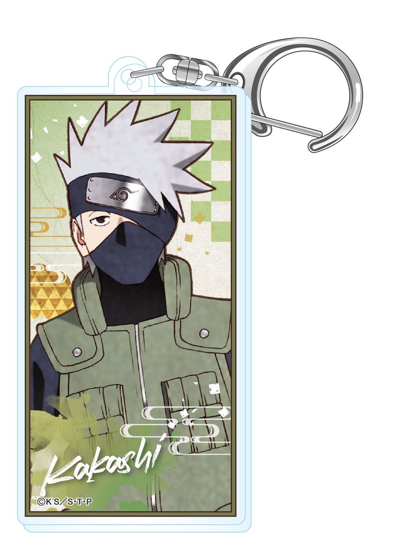 NARUTO -Shippuden- Twinkle Vintage Series Acrylic Banner Key Chain Hatake Kakashi