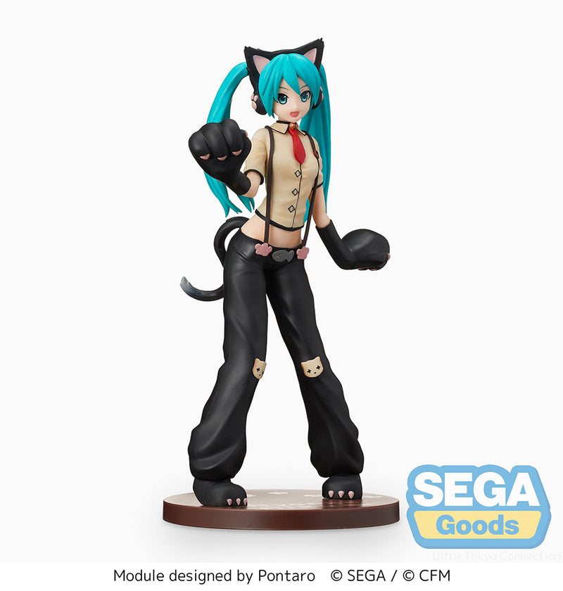 Hatsune Miku: Project DIVA Arcade Future Tone SEGA SPM Figure Hatsune Miku Kitty Cat