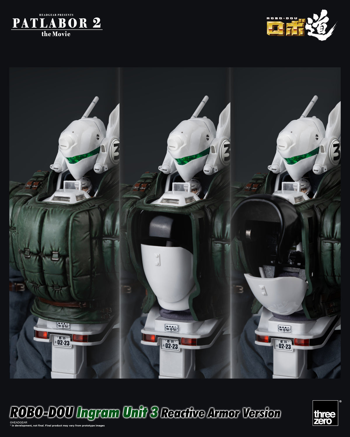 Patlabor 2: The Movie threezero 3A ROBO-DOU Ingram Unit 3