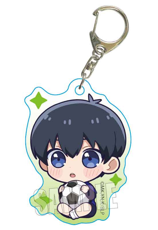 Blue Lock Bell House Petit Memo! Acrylic Key Chain Isagi Yoichi