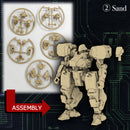 KIKOU SENSEN Threezero KIKOU SENSEN 1/100th Scale Plastic Model Kit Wave 1