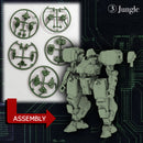 KIKOU SENSEN Threezero KIKOU SENSEN 1/100th Scale Plastic Model Kit Wave 1