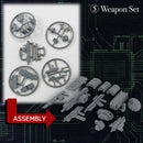 KIKOU SENSEN Threezero KIKOU SENSEN 1/100th Scale Plastic Model Kit Wave 1