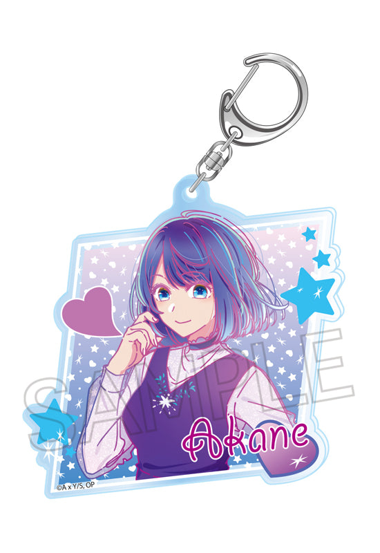 Oshi no Ko Twinkle Vivid Line Acrylic Key Chain Kurokawa Akane